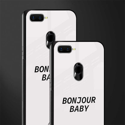 bonjour baby glass case for oppo a7 image-2