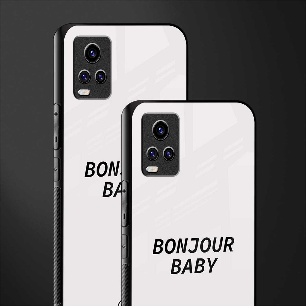 bonjour baby back phone cover | glass case for vivo y73