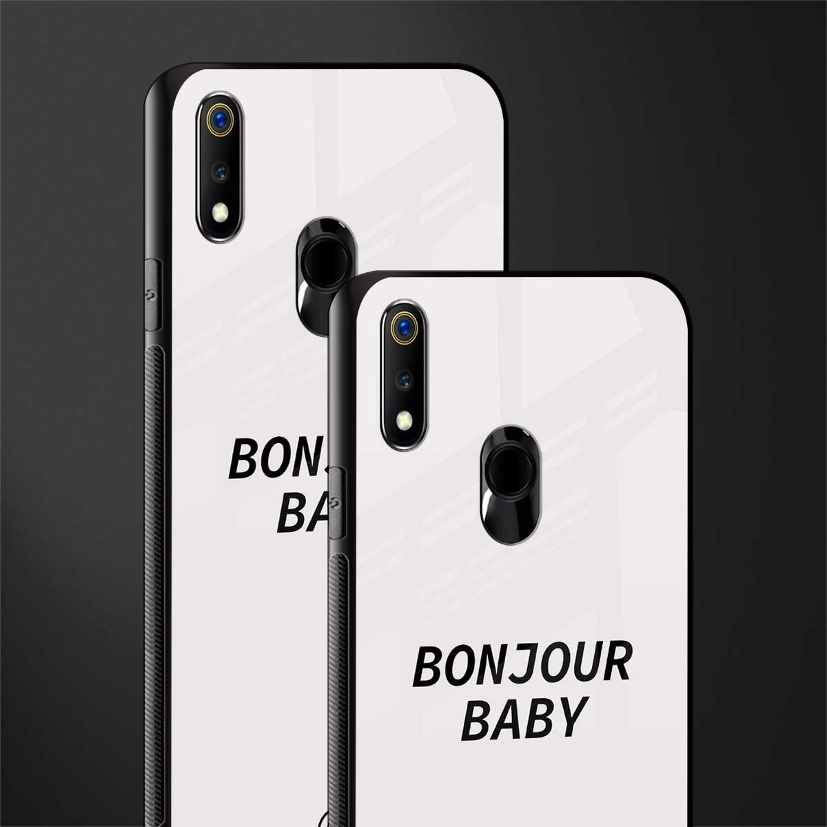 bonjour baby glass case for realme 3 pro image-2