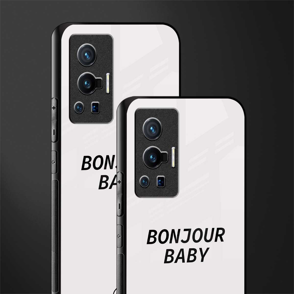 bonjour baby glass case for vivo x70 pro image-2