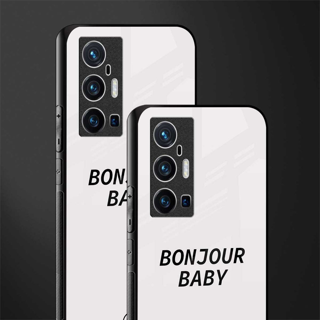 bonjour baby glass case for vivo x70 pro plus image-2
