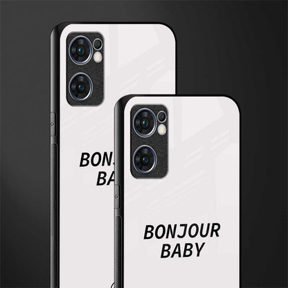 bonjour baby glass case for oppo reno7 5g image-2