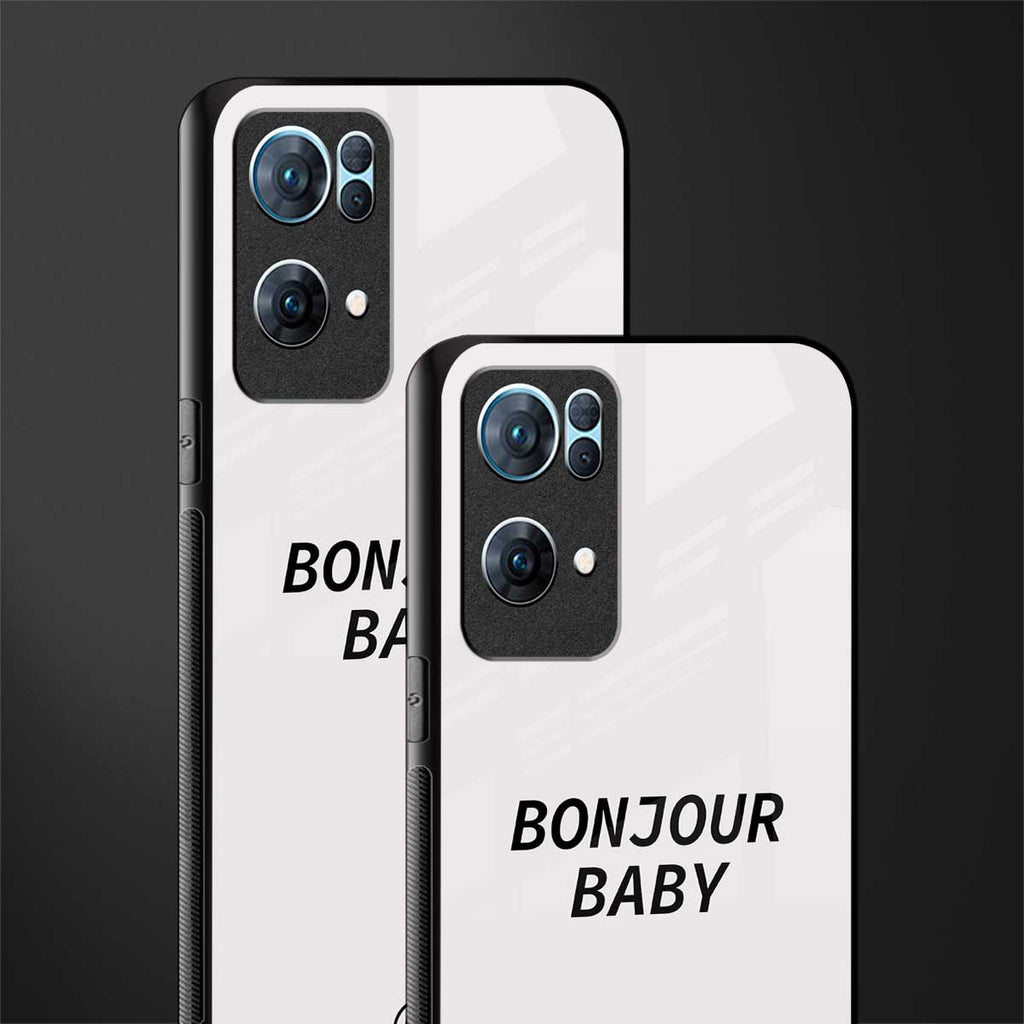 bonjour baby glass case for oppo reno7 pro 5g image-2