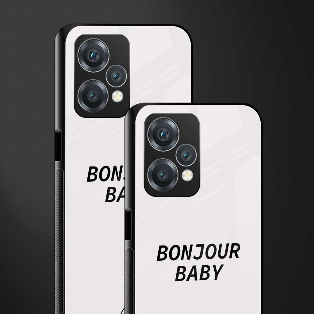 bonjour baby back phone cover | glass case for realme 9 pro 5g