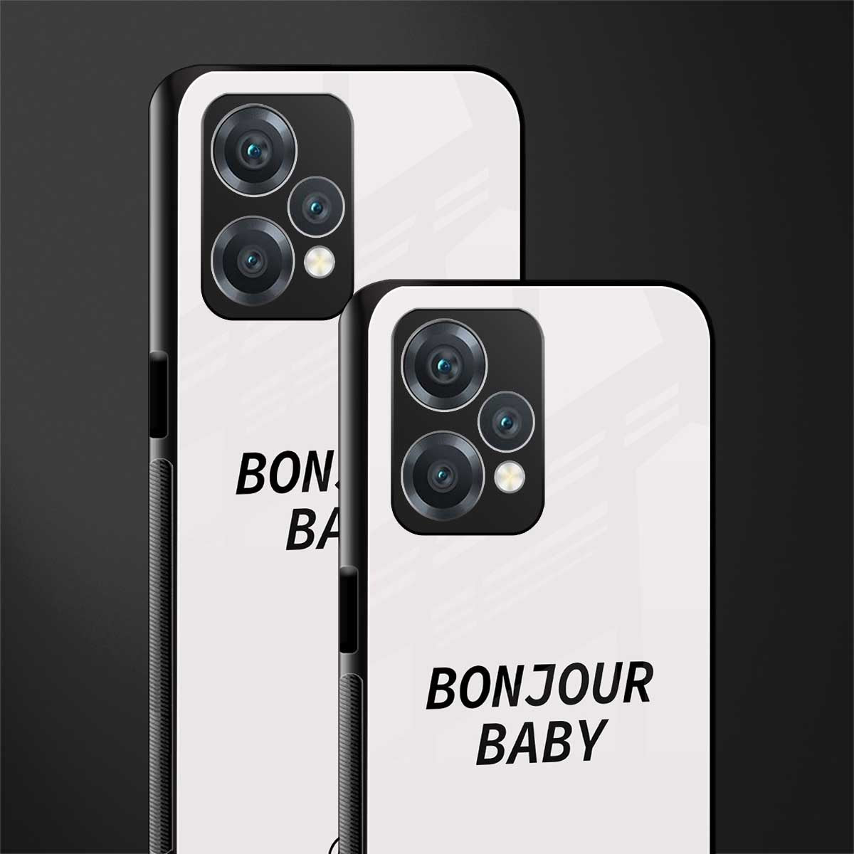 bonjour baby back phone cover | glass case for realme 9 pro 5g