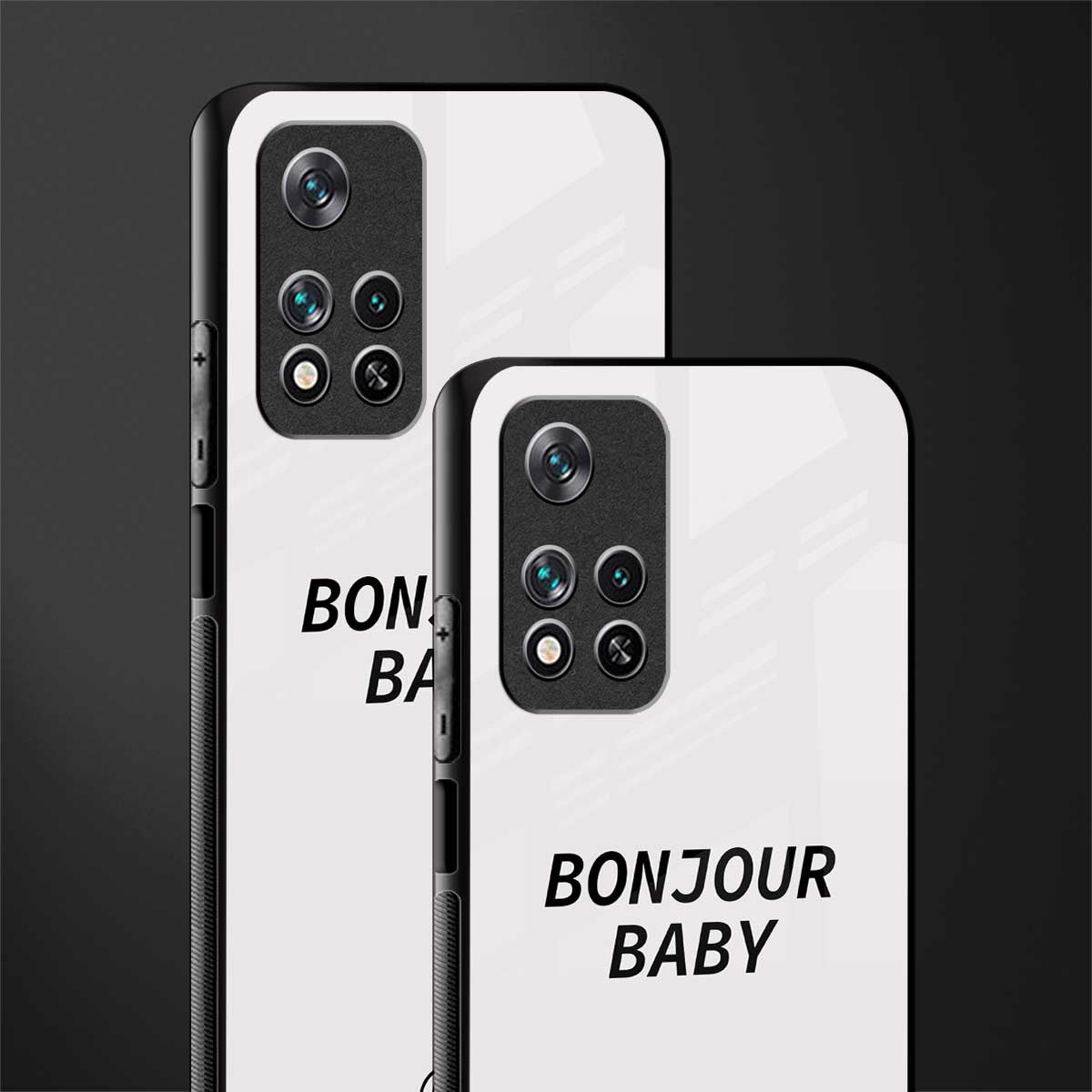 bonjour baby glass case for poco m4 pro 5g image-2