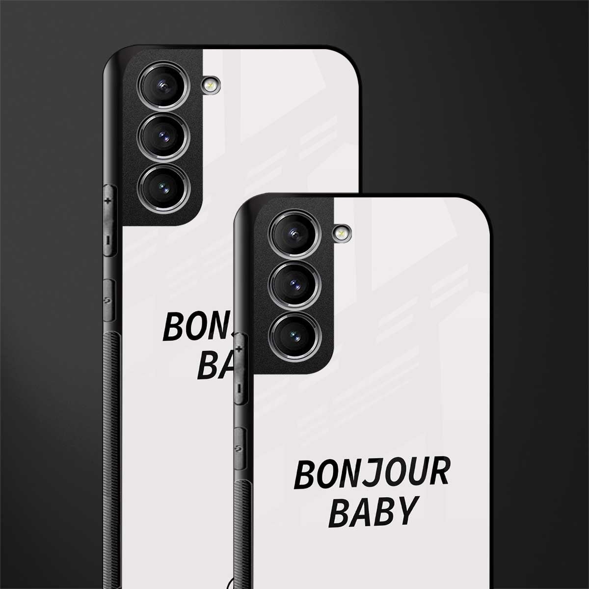 bonjour baby glass case for samsung galaxy s22 5g image-2