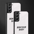 bonjour baby glass case for samsung galaxy s22 plus 5g image-2