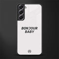 bonjour baby glass case for samsung galaxy s21 fe 5g image