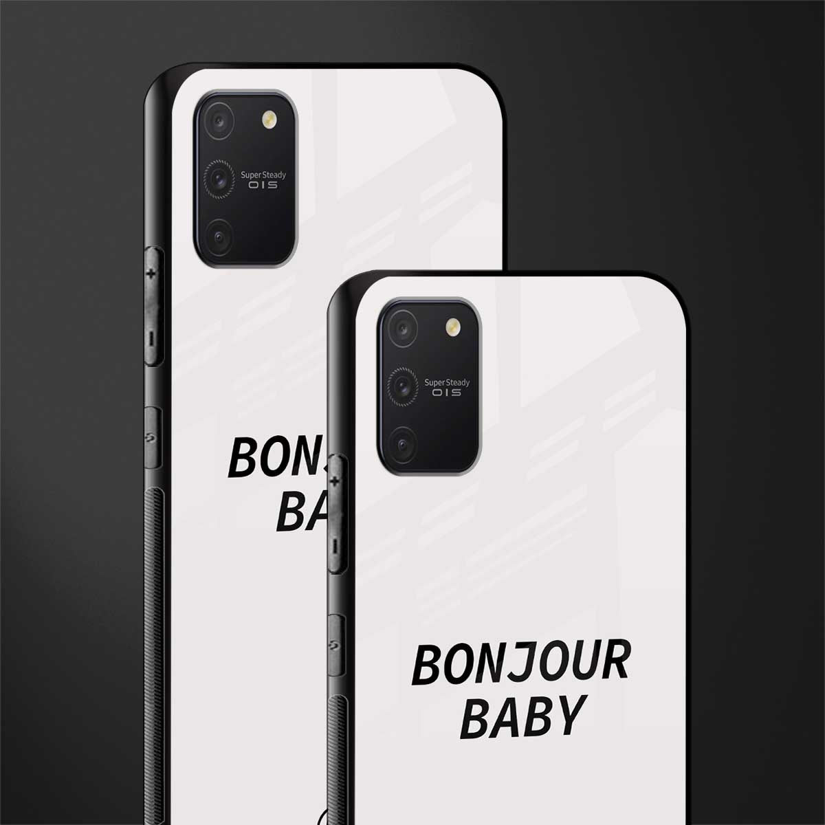 bonjour baby glass case for samsung galaxy a91 image-2