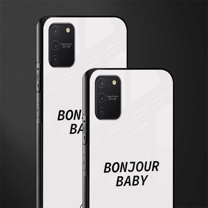 bonjour baby glass case for samsung galaxy a91 image-2