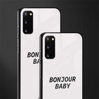 bonjour baby glass case for samsung galaxy s20 image-2