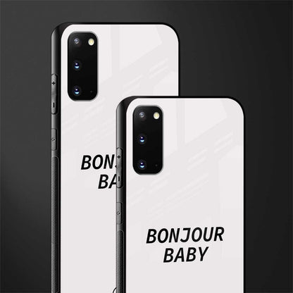 bonjour baby glass case for samsung galaxy s20 image-2
