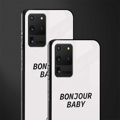 bonjour baby glass case for samsung galaxy s20 ultra image-2