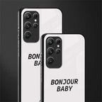bonjour baby glass case for samsung galaxy s22 ultra 5g image-2