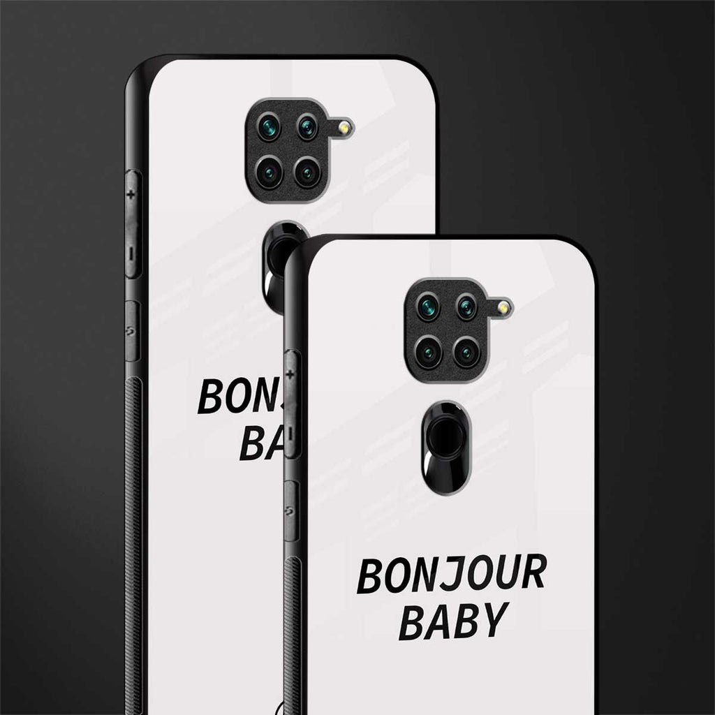 bonjour baby glass case for redmi note 9 image-2