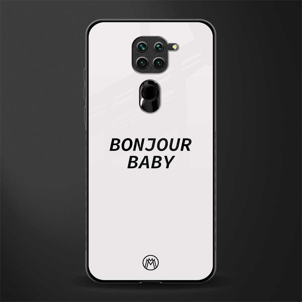 bonjour baby glass case for redmi note 9 image