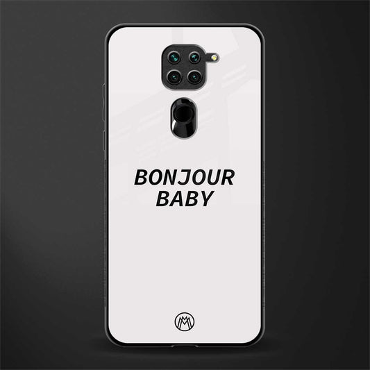 bonjour baby glass case for redmi note 9 image