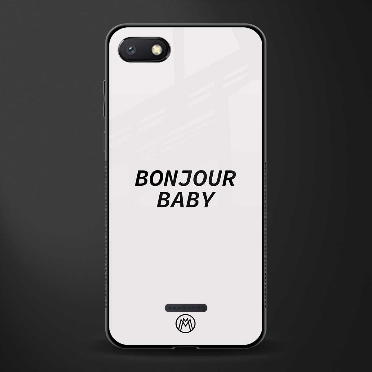 bonjour baby glass case for redmi 6a image