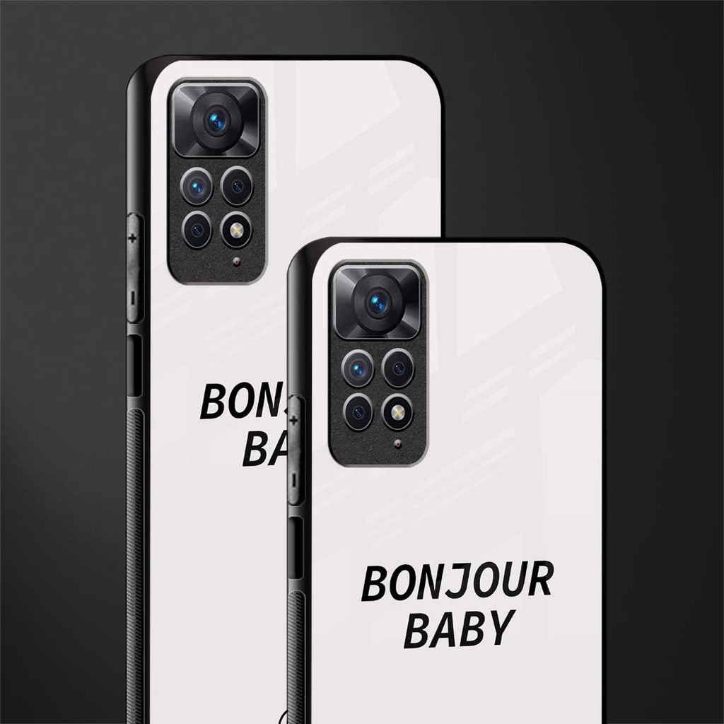 bonjour baby glass case for redmi note 11 image-2