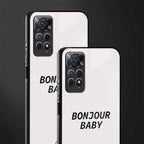bonjour baby glass case for redmi note 11 image-2