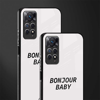 bonjour baby glass case for redmi note 11 image-2