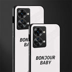 bonjour baby glass case for phone case | glass case for oneplus nord 2t 5g