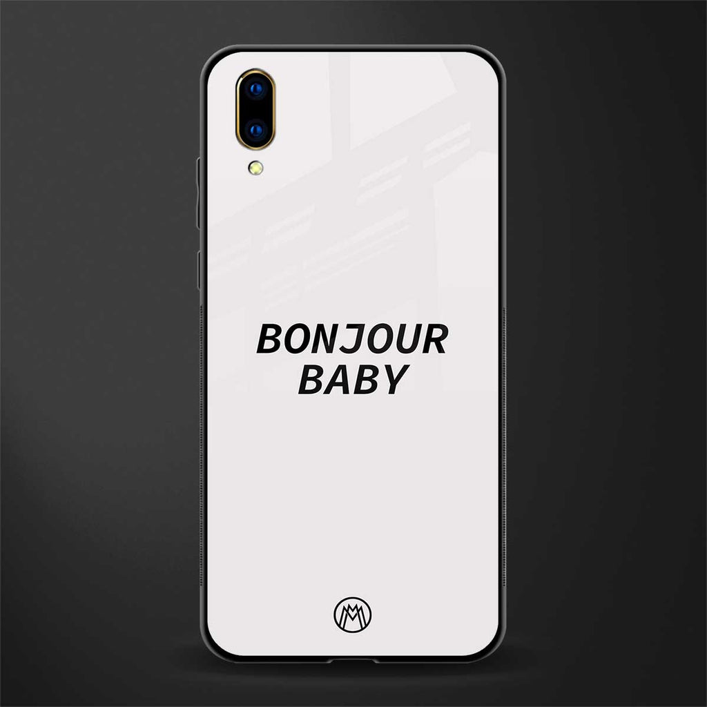 bonjour baby glass case for vivo v11 pro image
