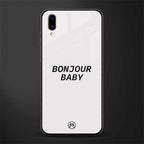 bonjour baby glass case for vivo v11 pro image