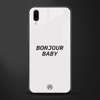 bonjour baby glass case for vivo v11 pro image