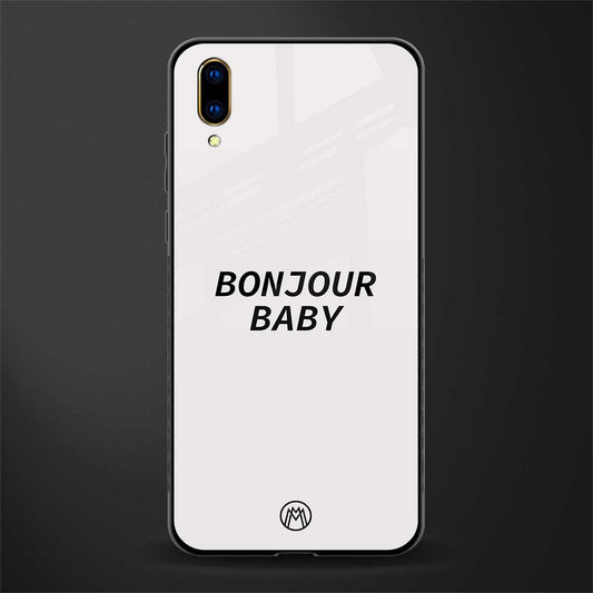 bonjour baby glass case for vivo v11 pro image