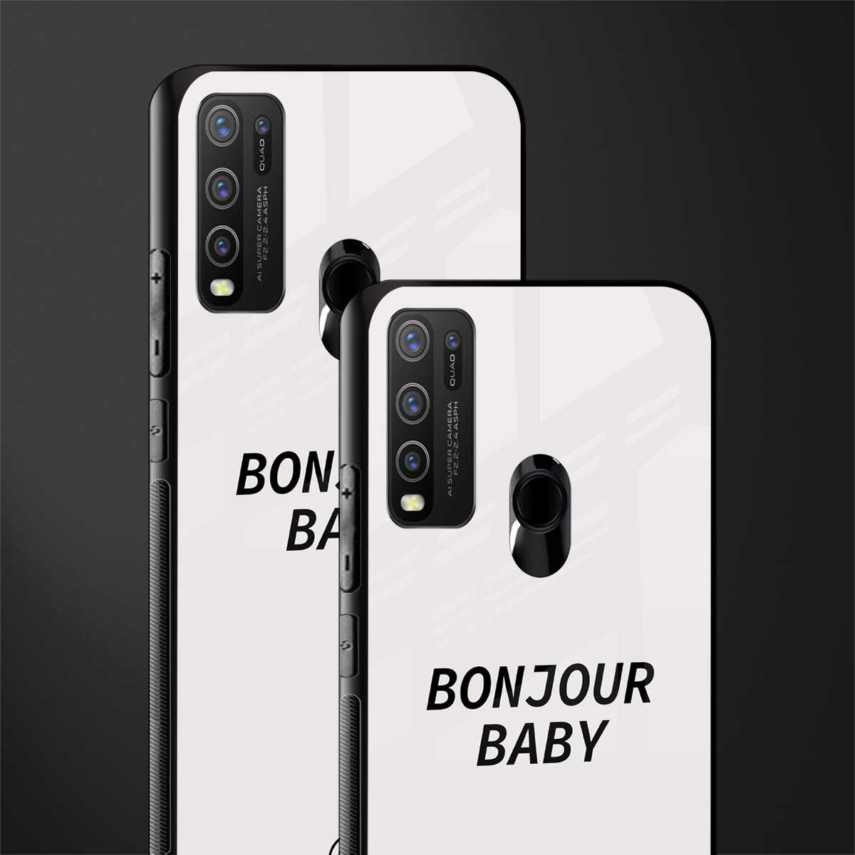 bonjour baby glass case for vivo y50 image-2