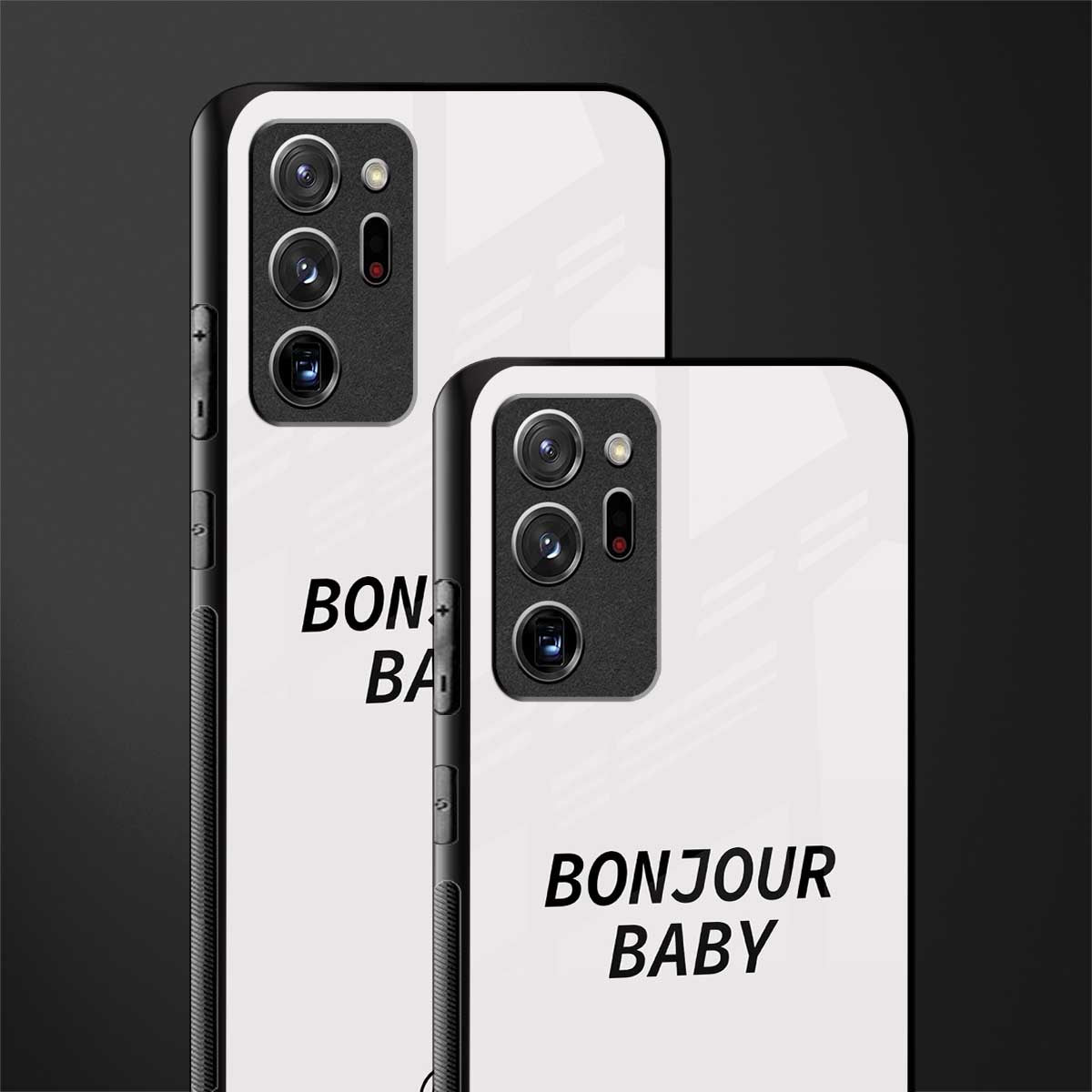 bonjour baby glass case for samsung galaxy note 20 ultra 5g image-2