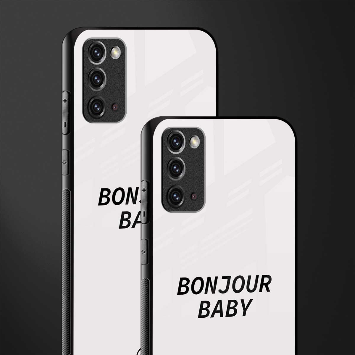 bonjour baby glass case for samsung galaxy note 20 image-2