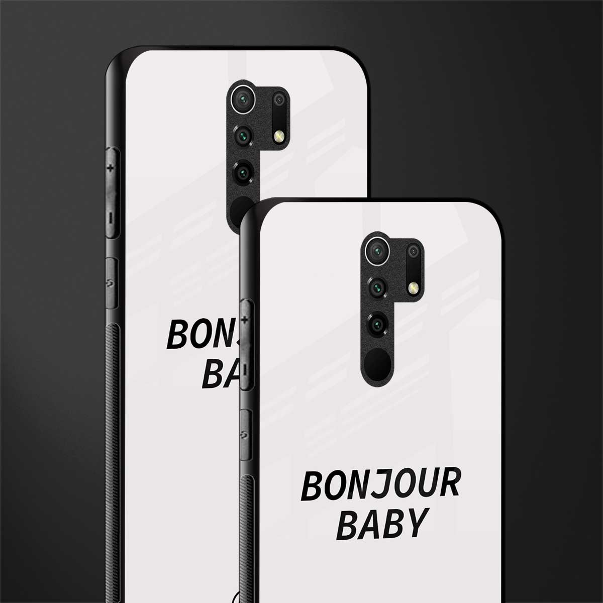bonjour baby glass case for redmi 9 prime image-2