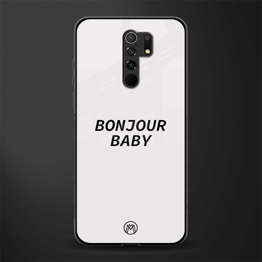 bonjour baby glass case for redmi 9 prime image