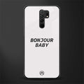 bonjour baby glass case for redmi 9 prime image