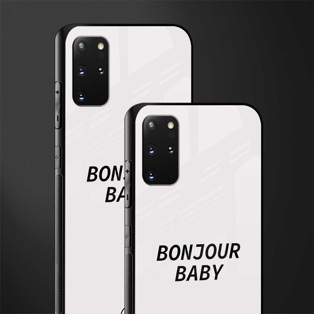 bonjour baby glass case for samsung galaxy s20 plus image-2