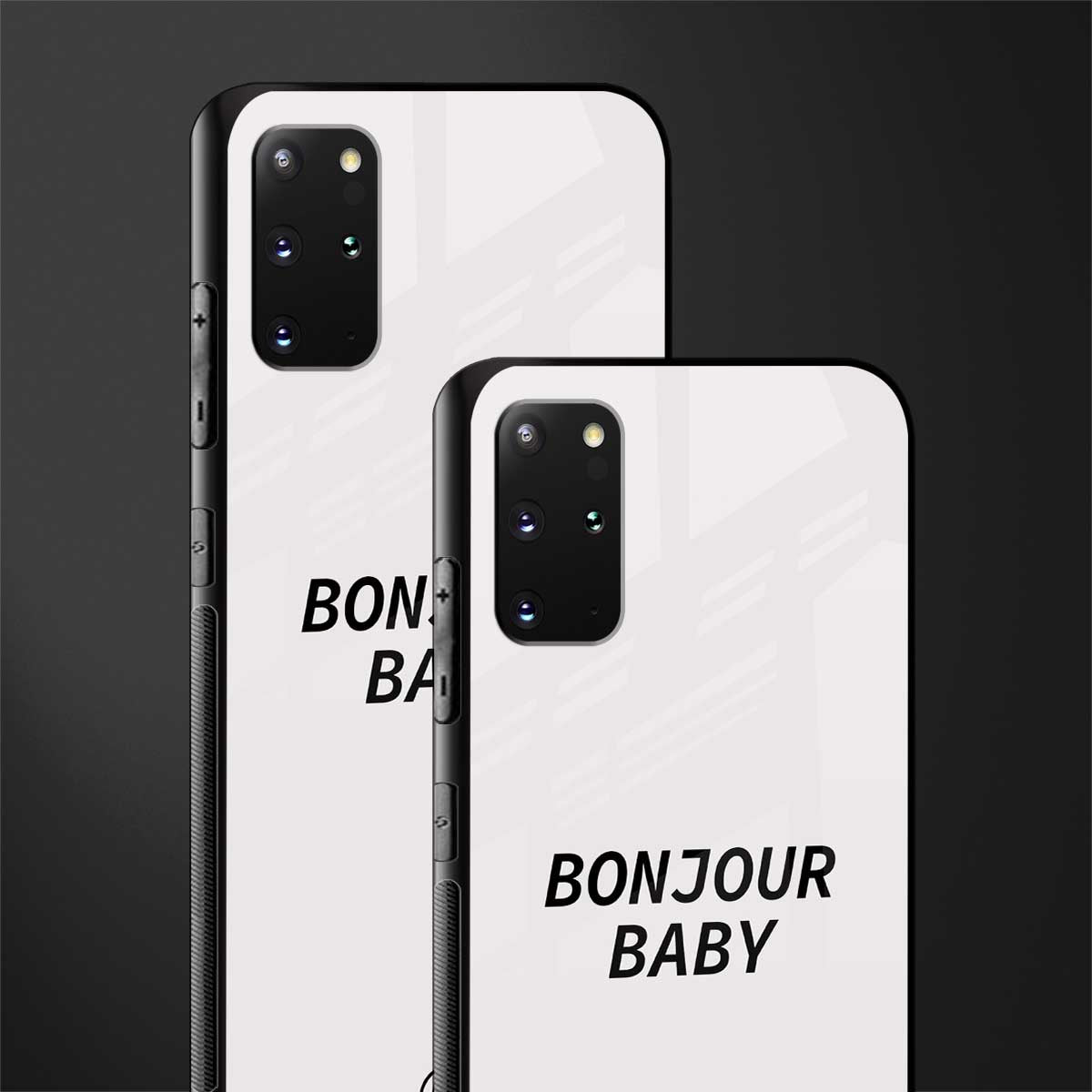 bonjour baby glass case for samsung galaxy s20 plus image-2