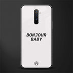 bonjour baby glass case for realme x2 pro image