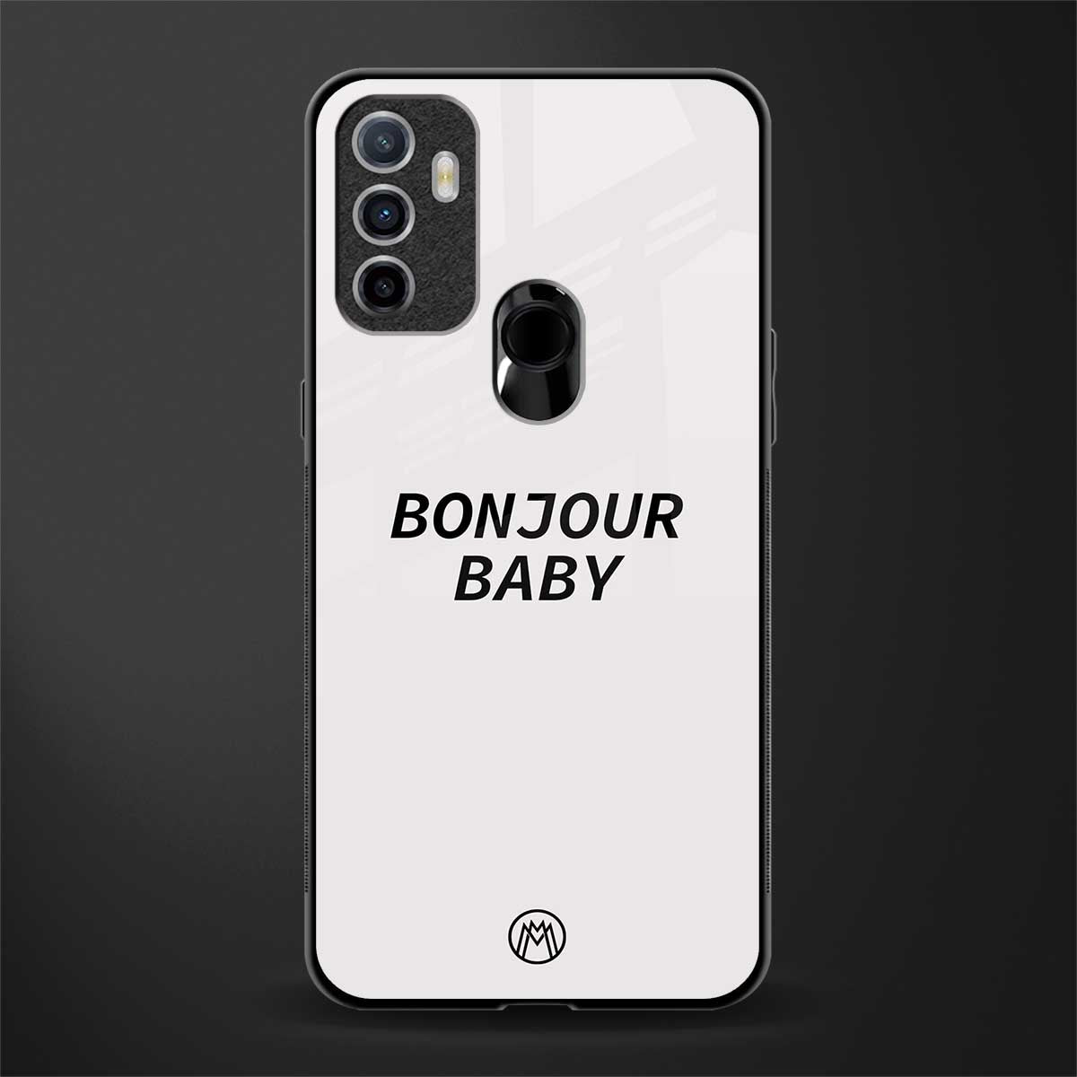bonjour baby glass case for oppo a53 image