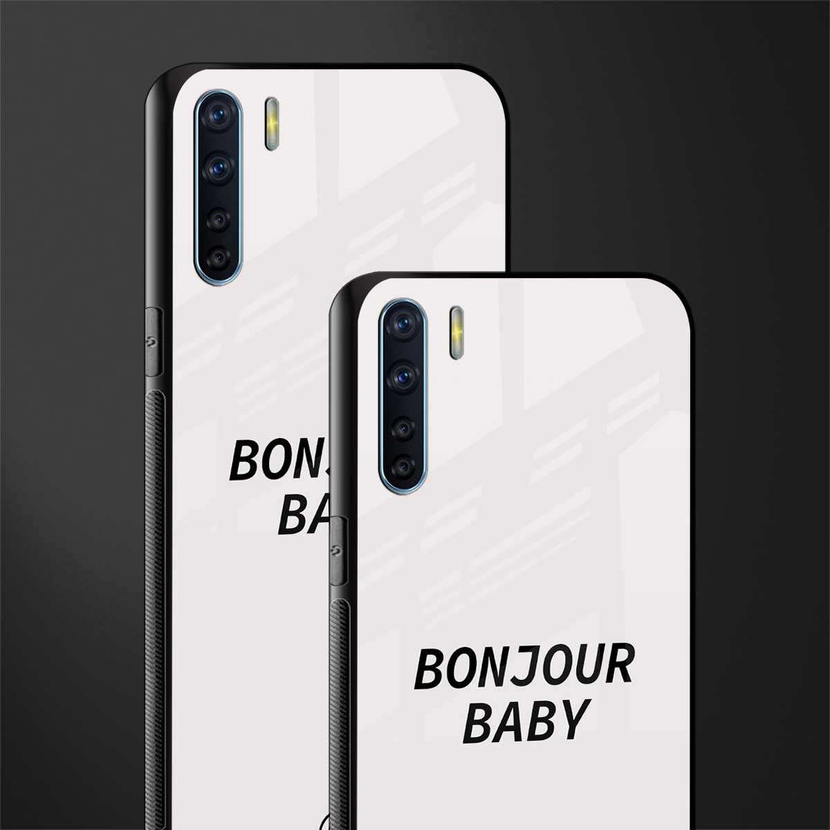 bonjour baby glass case for oppo f15 image-2