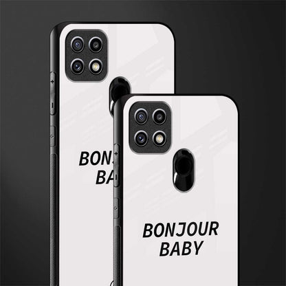 bonjour baby glass case for oppo a15 image-2