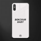 bonjour baby glass case for redmi 9a image
