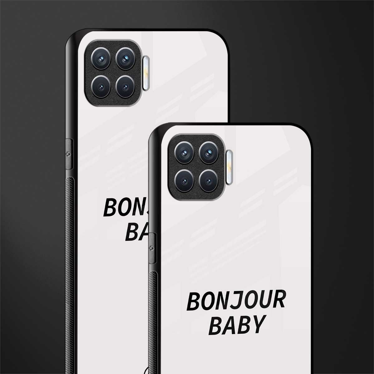 bonjour baby glass case for oppo f17 image-2