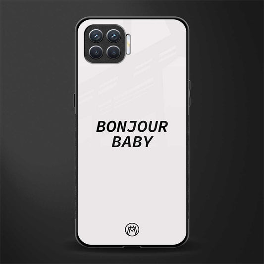 bonjour baby glass case for oppo f17 image