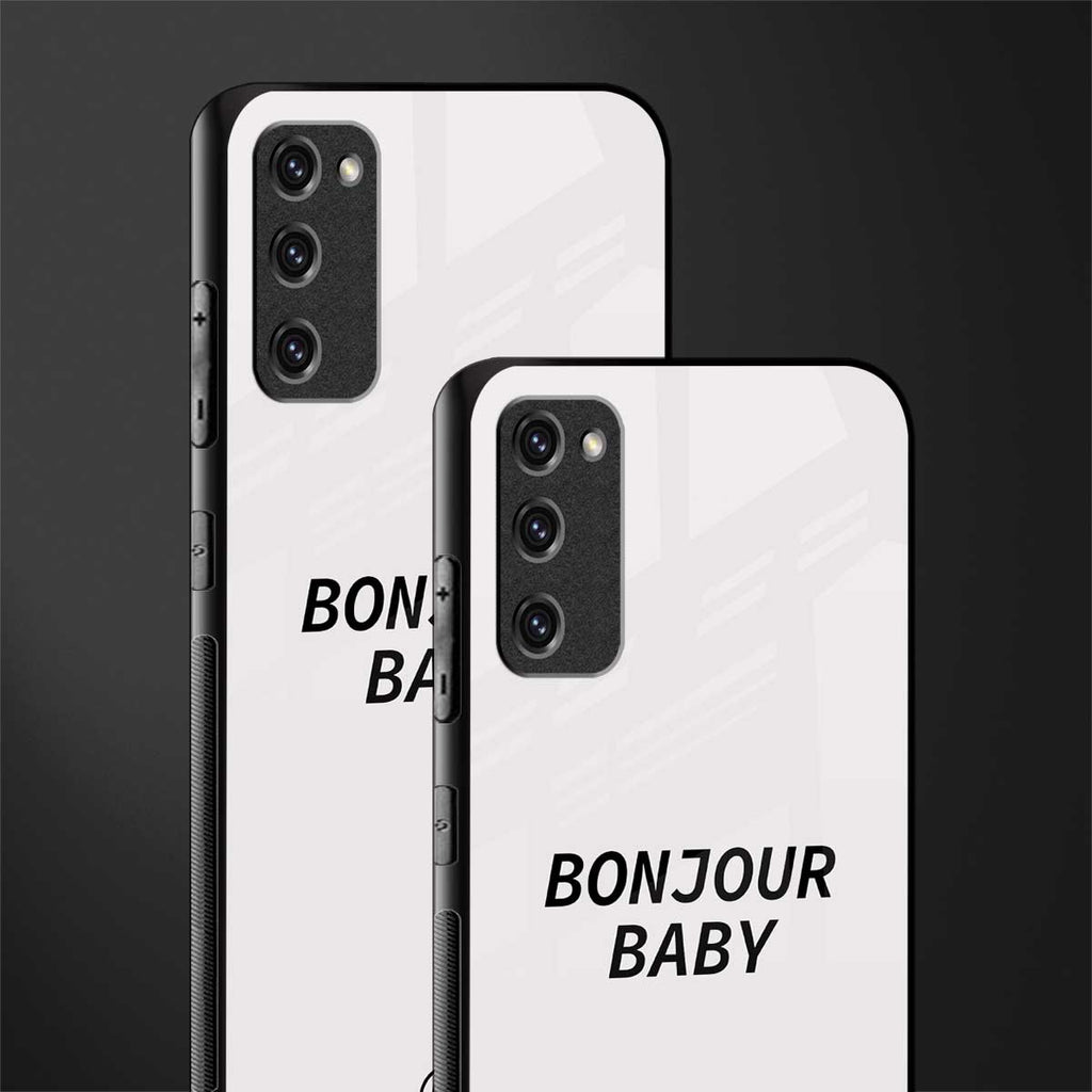 bonjour baby glass case for samsung galaxy s20 fe image-2