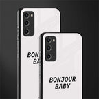 bonjour baby glass case for samsung galaxy s20 fe image-2