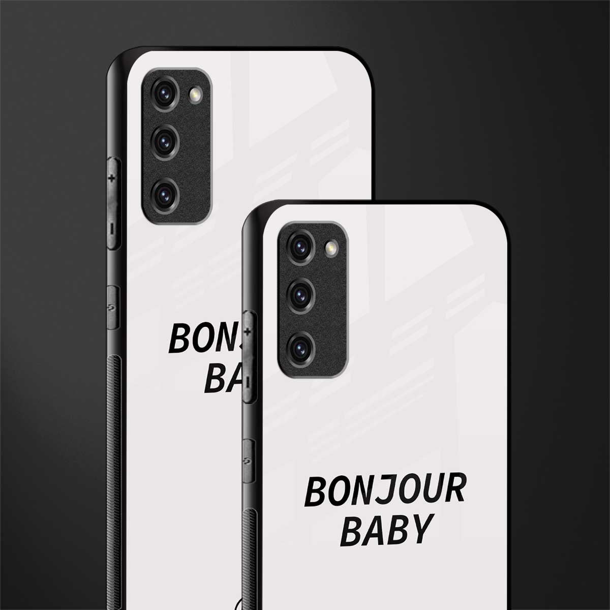 bonjour baby glass case for samsung galaxy s20 fe image-2