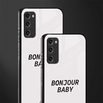 bonjour baby glass case for samsung galaxy s20 fe image-2